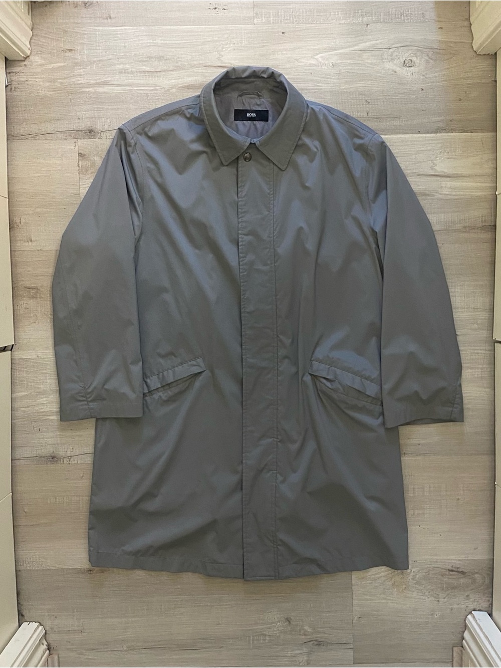 Hugo Boss Trench Coat Rain Coat Men’s Medium